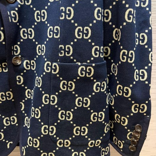 💎Han's house精品服飾💎GUCCI 滿版 老花 西裝 現貨 S ~ XL 原價76800-2
