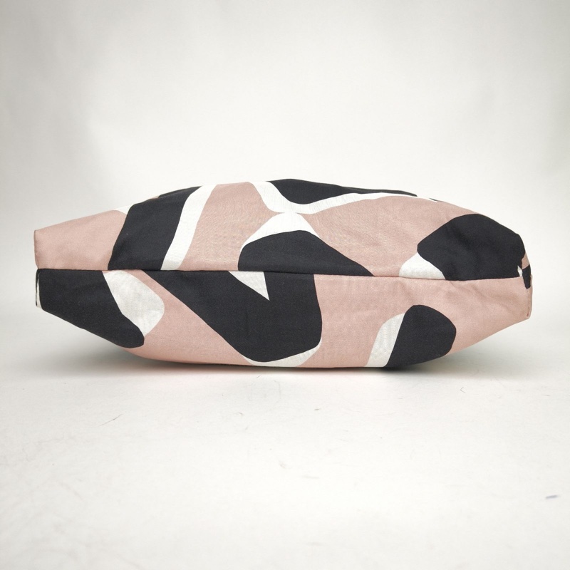 CHANEL 21K折疊收納環保購物包WOC拼色31開金扣肩背包-3