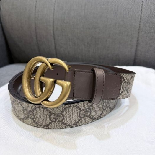 💎Han's house精品服飾💎GUCCI 古馳 腰帶 皮帶 義大利製 寬3cm 現貨115-6