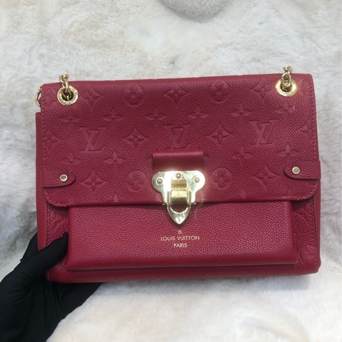 LV Monogram Empreinte Red Vavin PM XC537