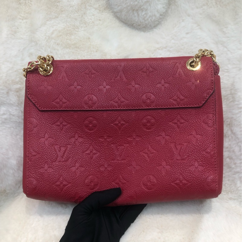 LV Monogram Empreinte Red Vavin PM XC537-1
