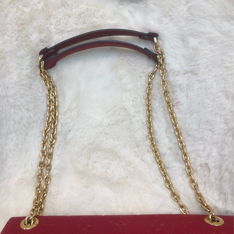 LV Monogram Empreinte Red Vavin PM XC537-9
