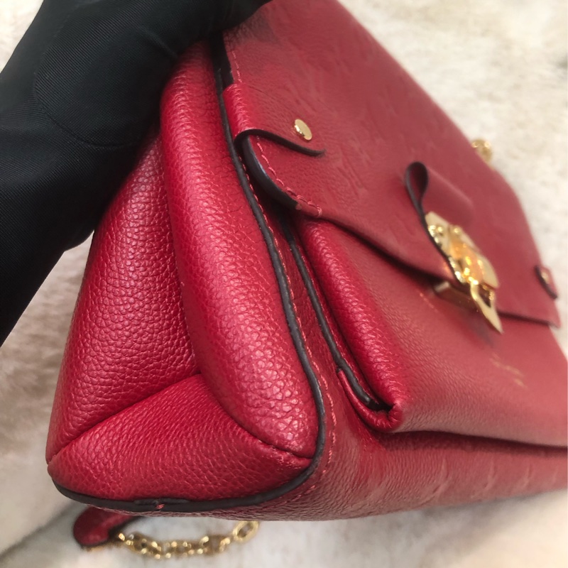 LV Monogram Empreinte Red Vavin PM XC537-10