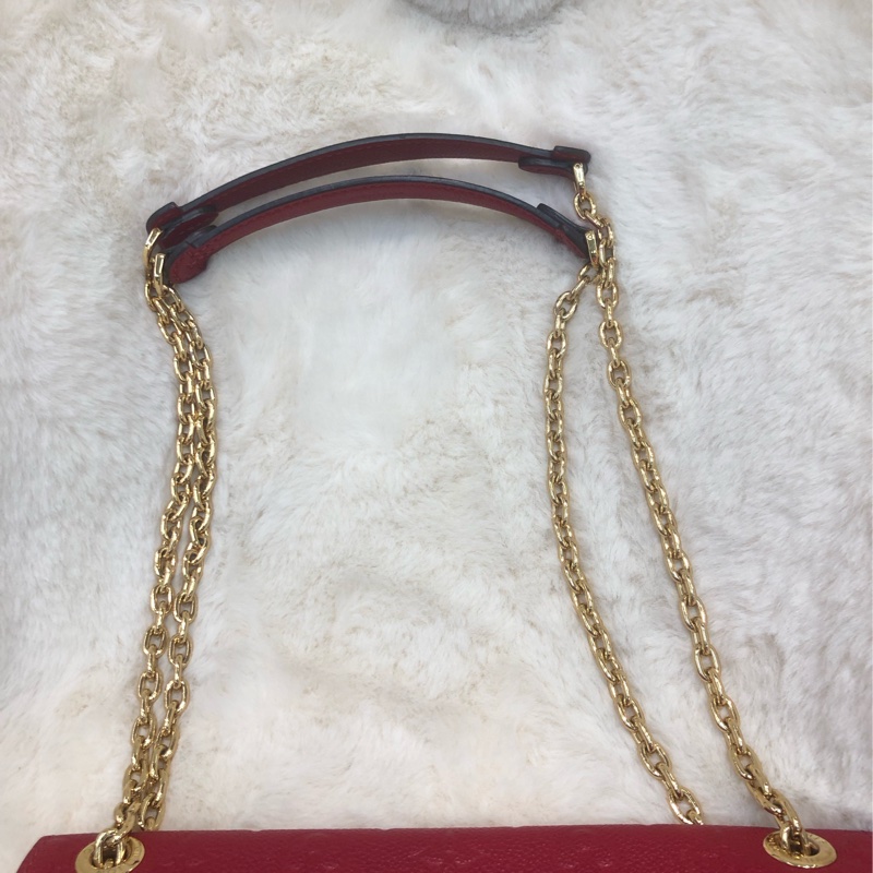 LV Monogram Empreinte Red Vavin PM XC537-15