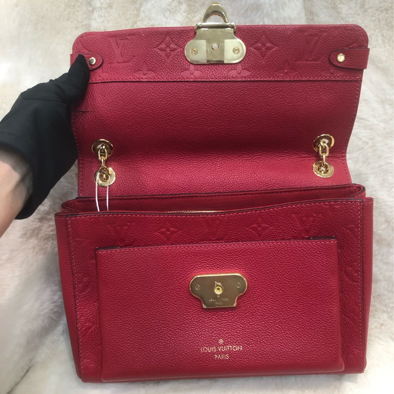 LV Monogram Empreinte Red Vavin PM XC537-18