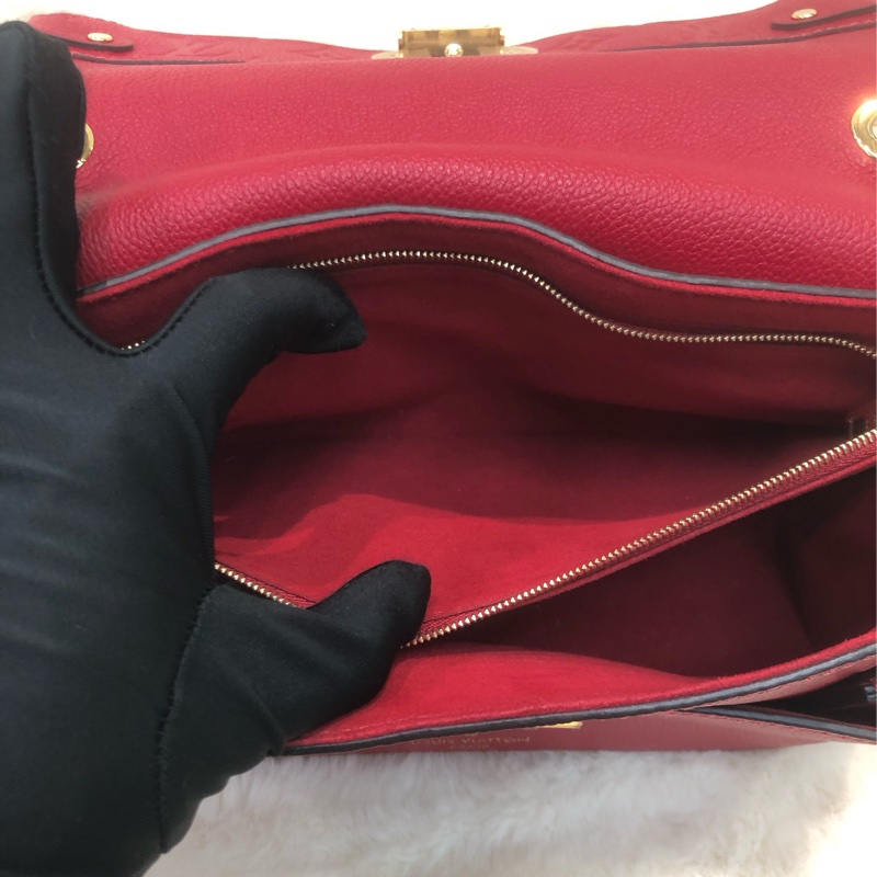 LV Monogram Empreinte Red Vavin PM XC537-19