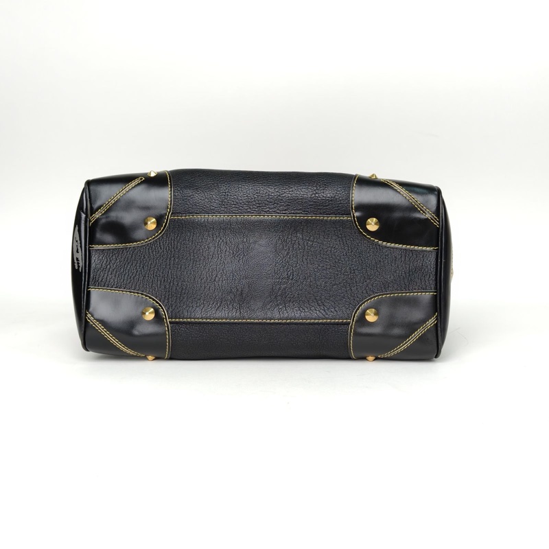 LOUIS VUITTON 黑色山羊皮2009中古蘇哈裏手提包-3