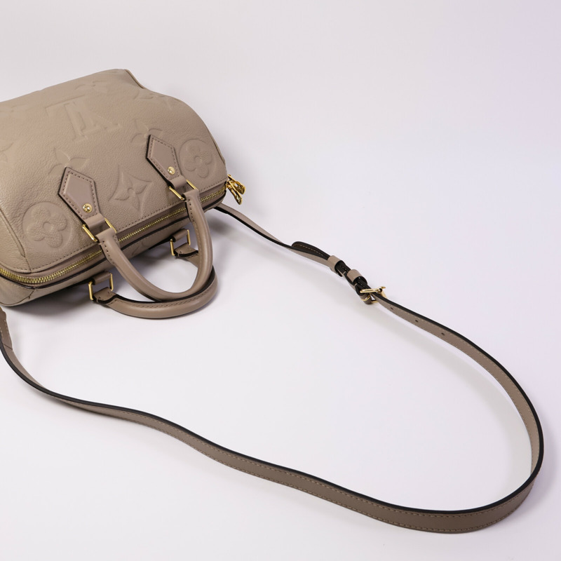 LOUIS VUITTON Monogram Empreinte Speedy Bandouliere 25手挽肩背兩用袋-7