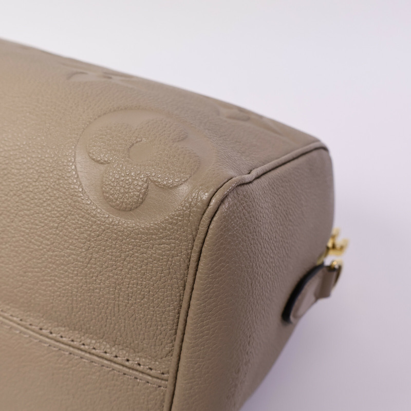 LOUIS VUITTON Monogram Empreinte Speedy Bandouliere 25手挽肩背兩用袋-10
