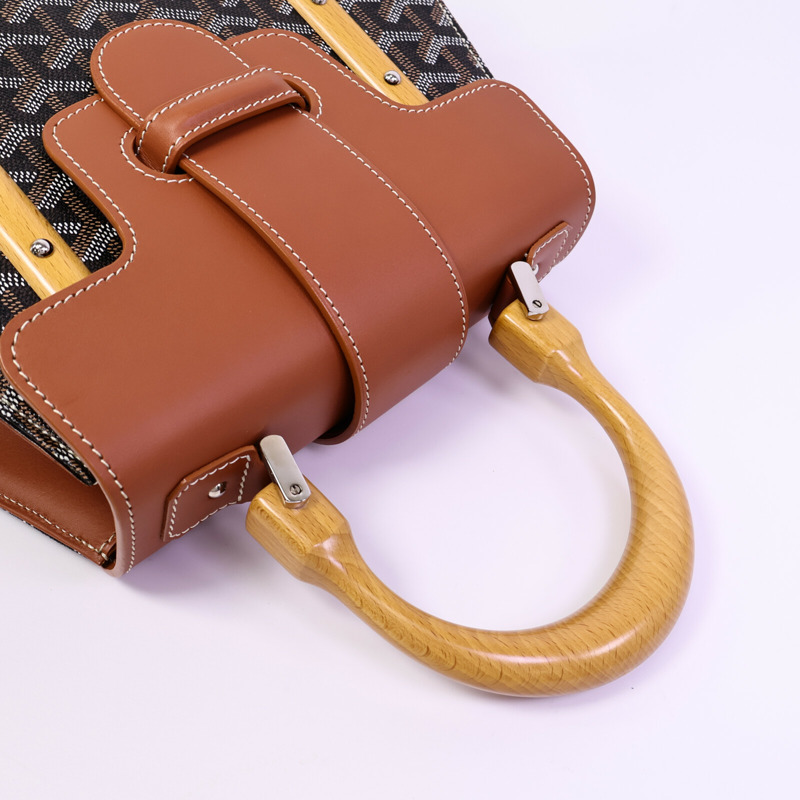GOYARD 塗層帆布Saigon Structured PM手挽袋-7