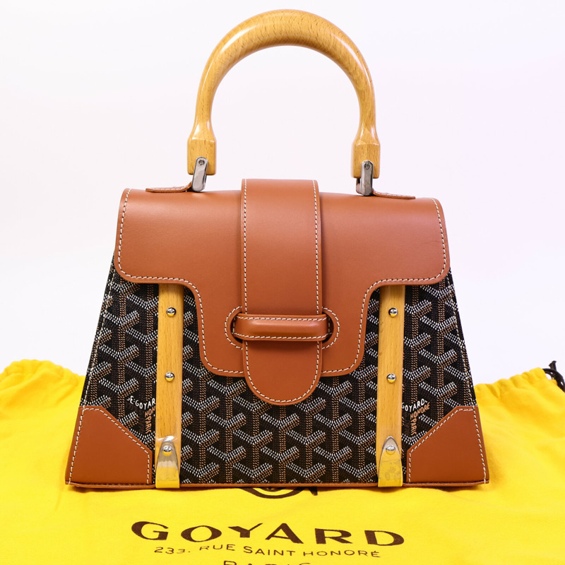 GOYARD 塗層帆布Saigon Structured PM手挽袋-8
