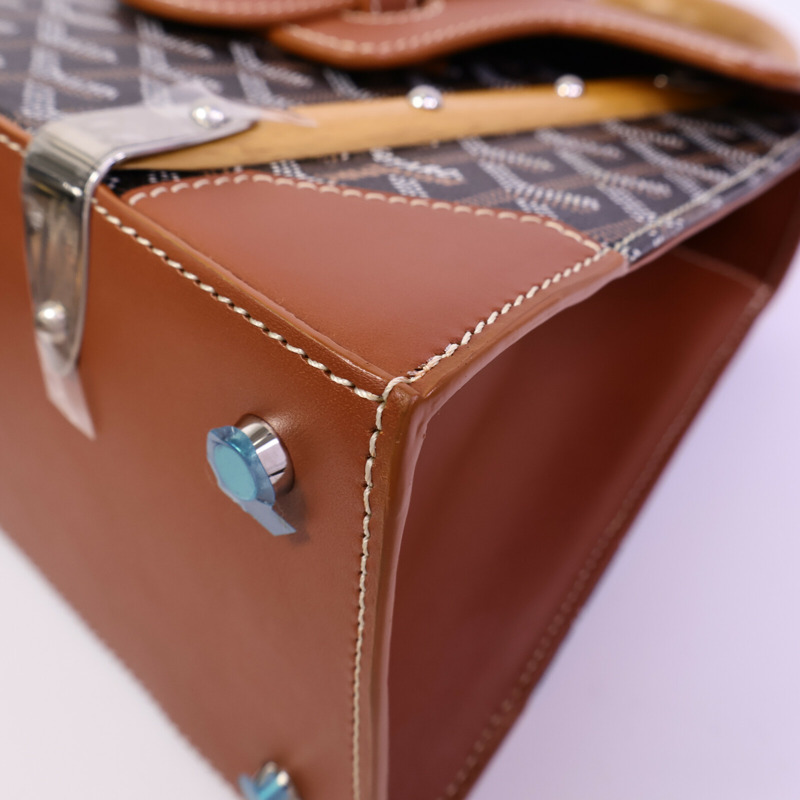 GOYARD 塗層帆布Saigon Structured PM手挽袋-9
