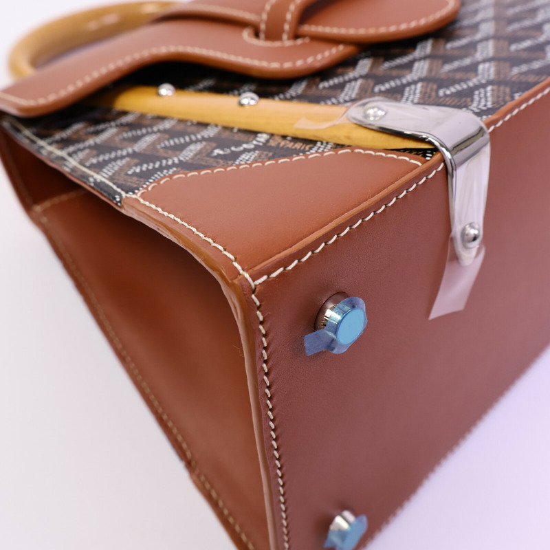 GOYARD 塗層帆布Saigon Structured PM手挽袋-10