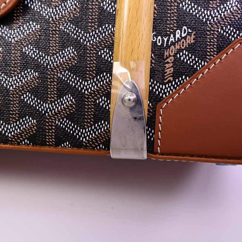 GOYARD 塗層帆布Saigon Structured PM手挽袋-14