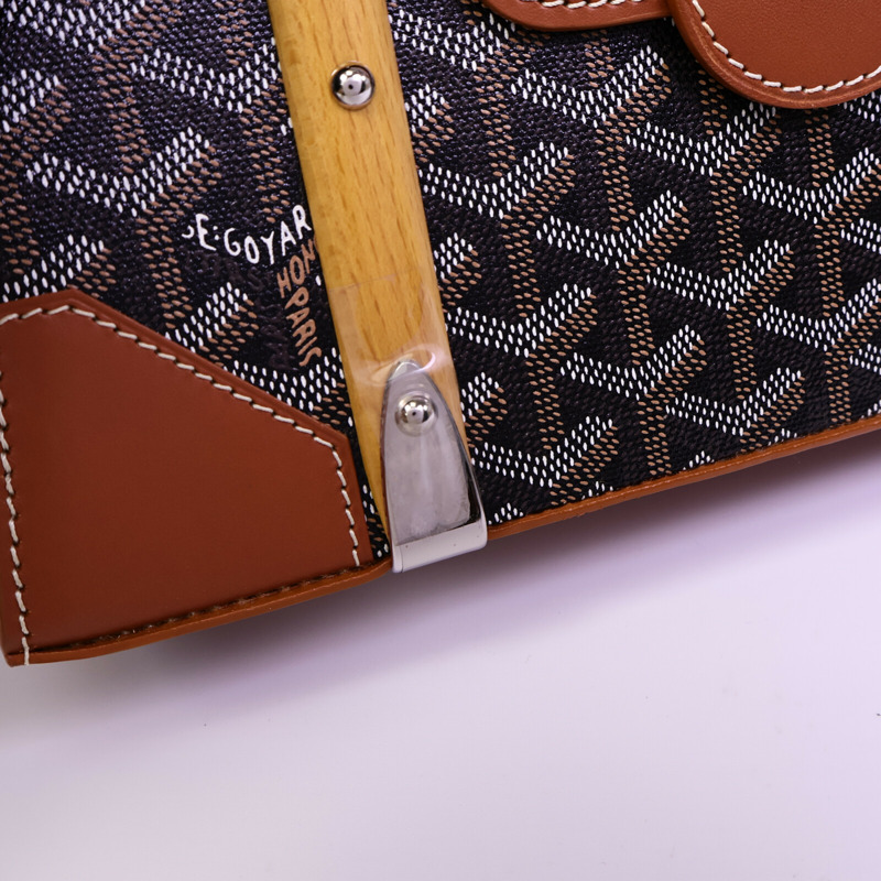 GOYARD 塗層帆布Saigon Structured PM手挽袋-15