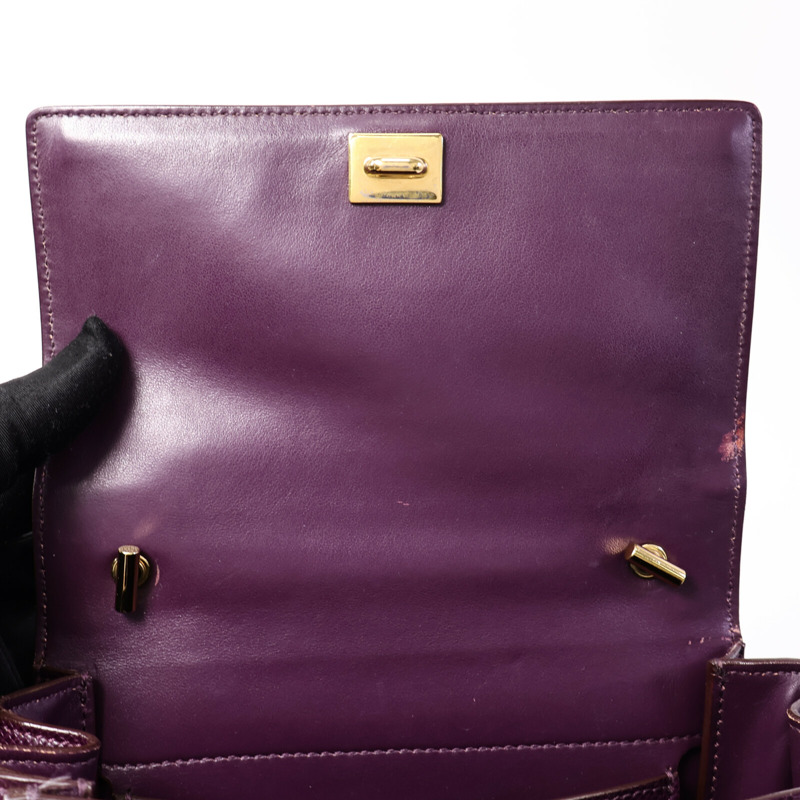 Salvatore Ferragamo 牛皮皮革Vara Ribbon手挽肩背兩用袋-14