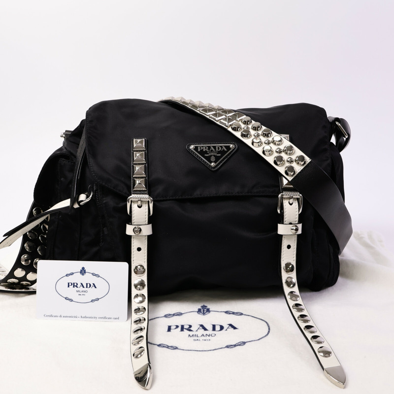 PRADA 尼龍Shoulder Bag肩背袋-8
