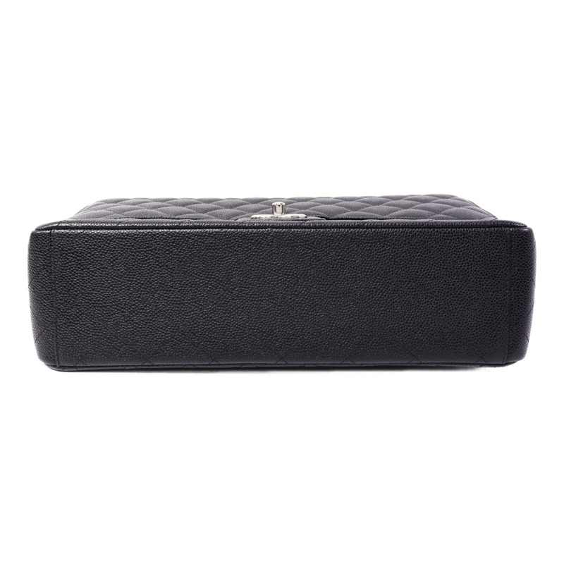 CHANEL 牛皮皮革Maxi Classic鏈帶肩背袋-3