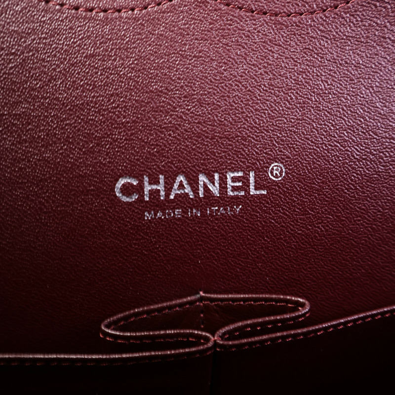 CHANEL 牛皮皮革Maxi Classic鏈帶肩背袋-5