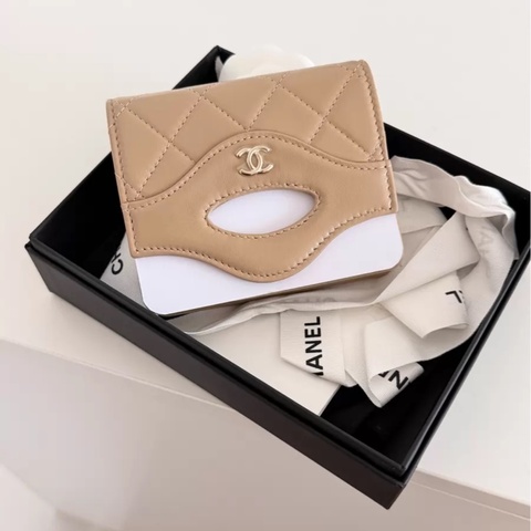 Chanel米金31bag新款厚版零钱包/卡包