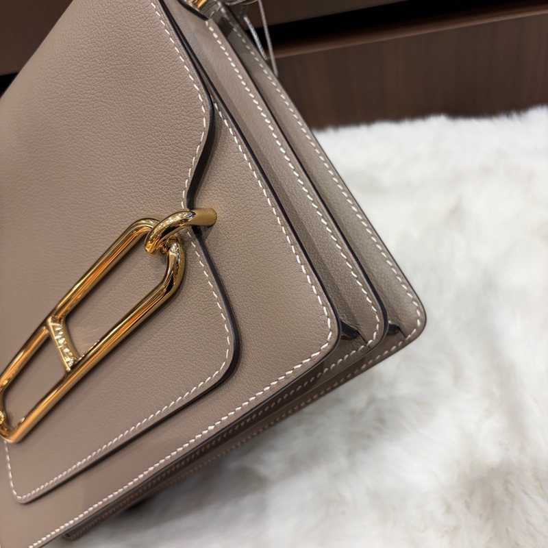 🌈Hermes🧡Roulis 23🧡大象灰金扣🧡98.5 新🌈Evercolor皮🌟roulis23🌟roulis🌟豬鼻子🌟愛馬仕🌟-2