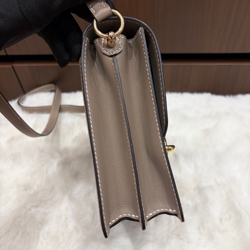 🌈Hermes🧡Roulis 23🧡大象灰金扣🧡98.5 新🌈Evercolor皮🌟roulis23🌟roulis🌟豬鼻子🌟愛馬仕🌟-5
