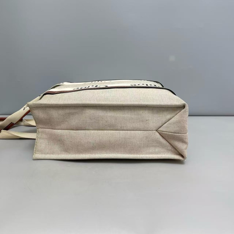 Chloe Logo Woody帆布袋 大號-3