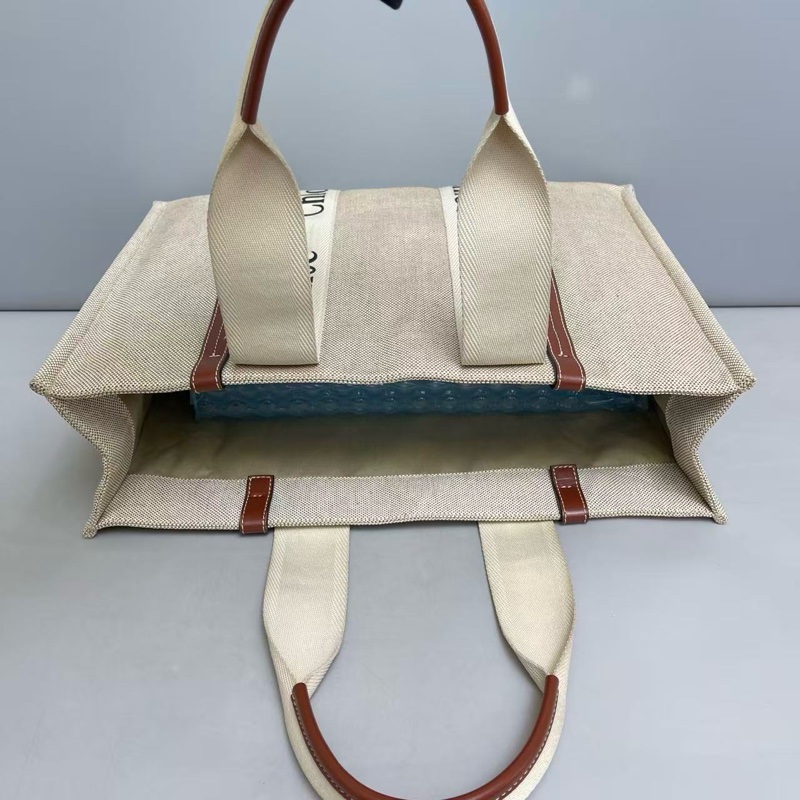 Chloe Logo Woody帆布袋 大號-6