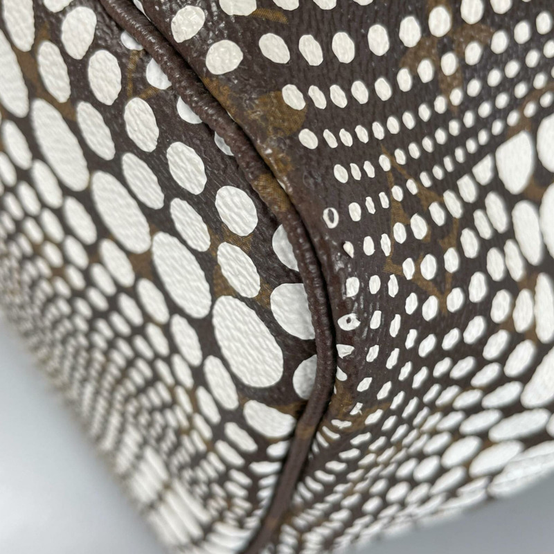 路易威登 Neverfull MM M40684 手提包,Damier Azur 帆布,白色,女士,草間彌生聯名款-7