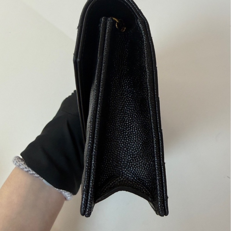YSL|經典款WOC 黑金-2