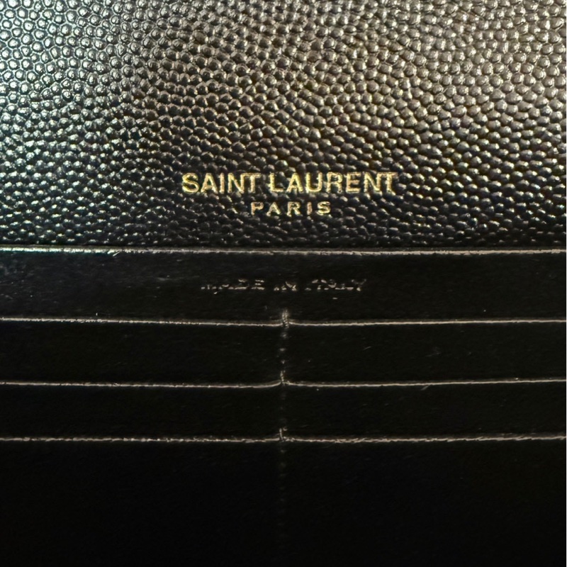 YSL|經典款WOC 黑金-8