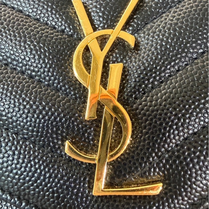 YSL|經典款WOC 黑金-10
