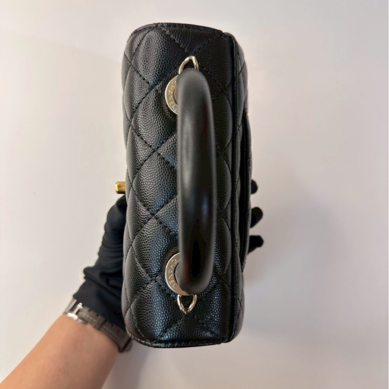 CHANEL|coco handle mini-8