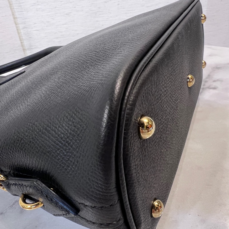 Hermes 89黑Epsom皮金釦Bolide25-6