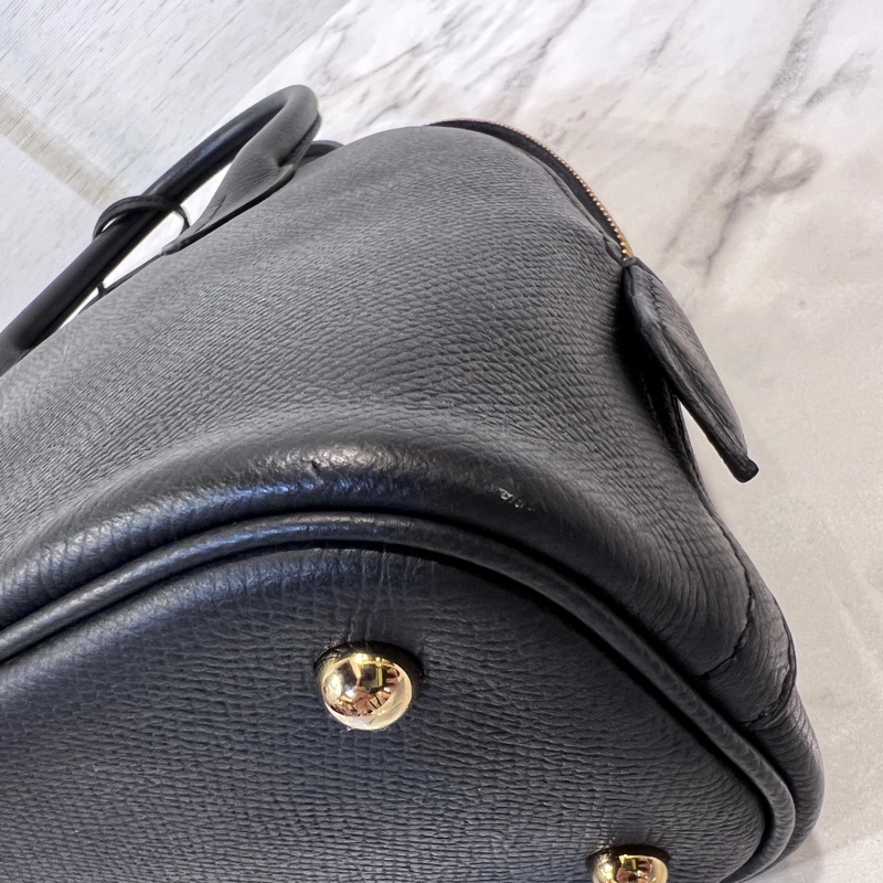 Hermes 89黑Epsom皮金釦Bolide25-7