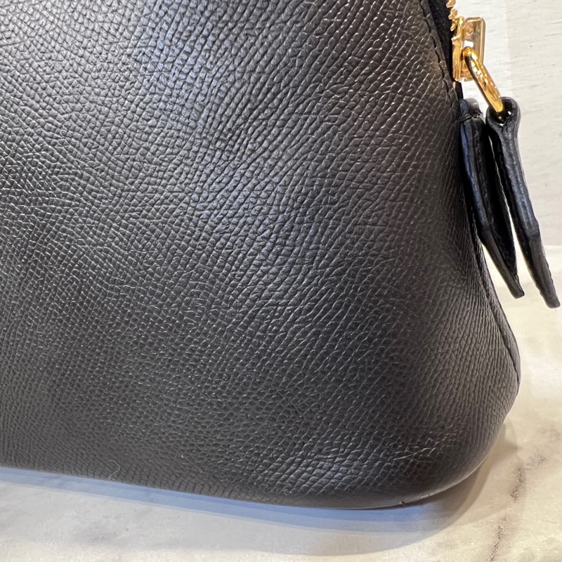 Hermes 89黑Epsom皮金釦Bolide25-15