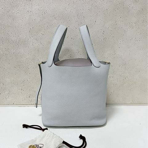 Hermes Picotin 22  聖杯藍金扣