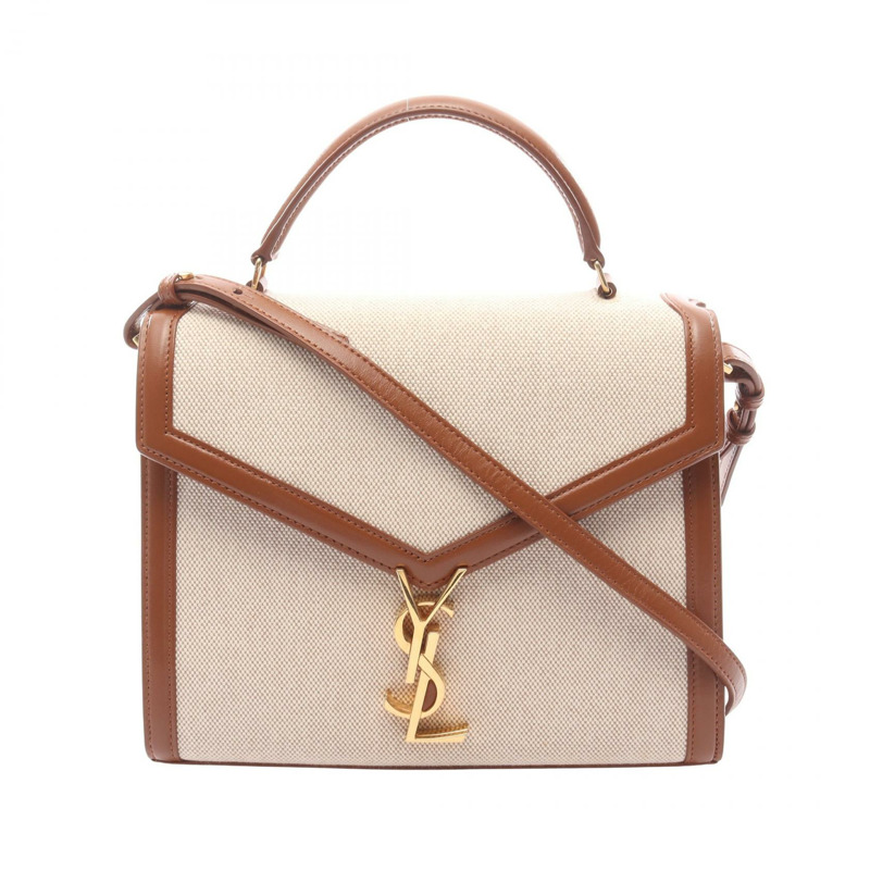 SAINT LAURENT PARIS Cassandra 肩挎斜背包 578000 帆布皮革-0
