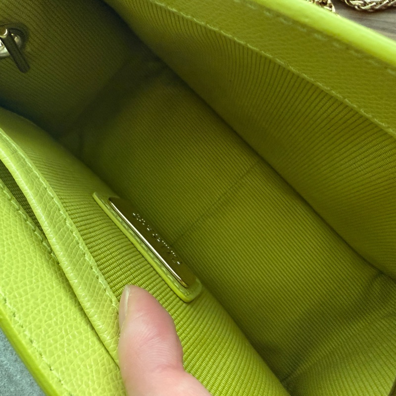 Furla 檸檬黃小包-4