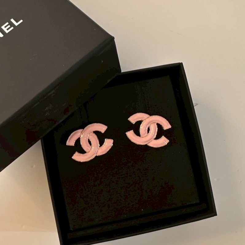 CHANEL|金沙粉色耳釘-0