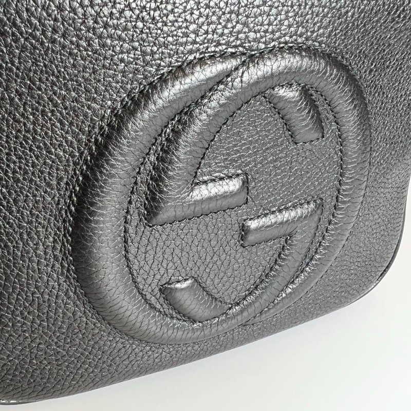 GUCCI 308364 黑SOHO相機包-6