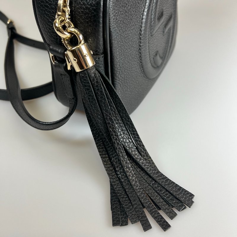GUCCI 308364 黑SOHO相機包-7