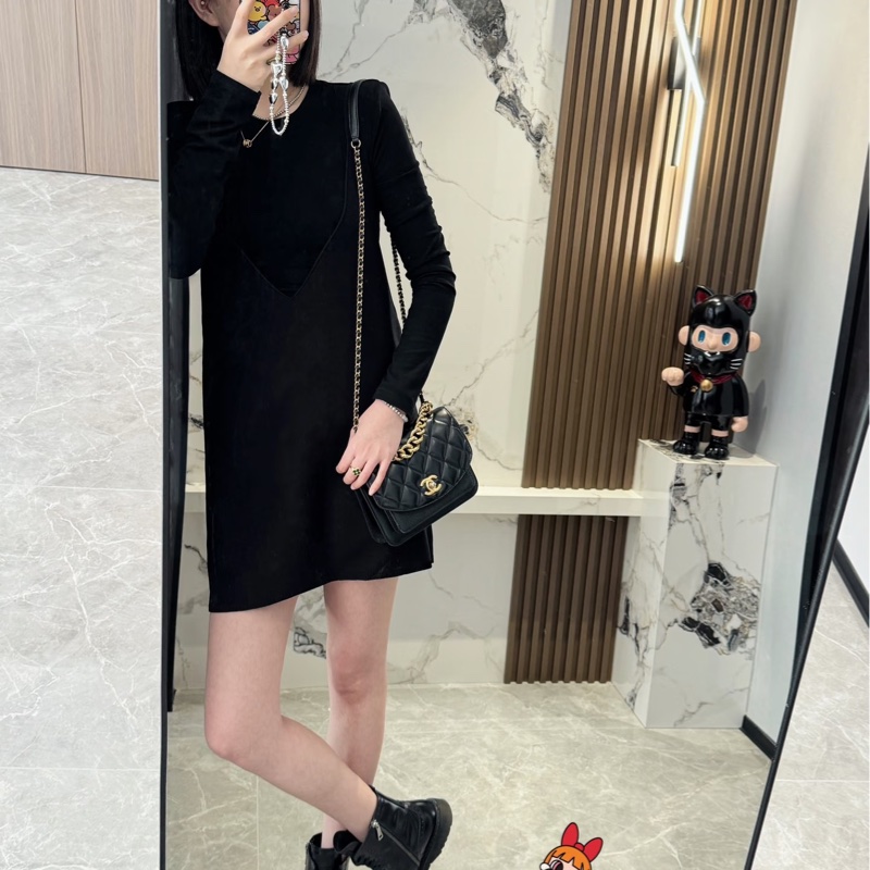CHAEL香奈兒黑金孟買風琴郵差口蓋包小號🧘🏼♀️-29