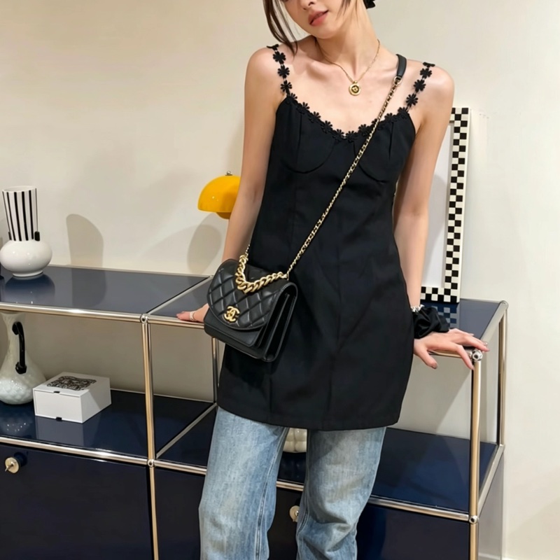 CHAEL香奈兒黑金孟買風琴郵差口蓋包小號🧘🏼♀️-31
