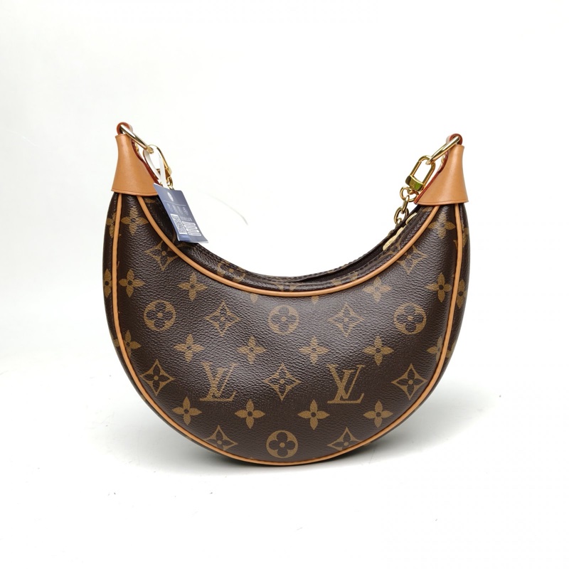 LOUIS VUITTON Loop豌豆包老花PVC金扣晶片肩背包-2