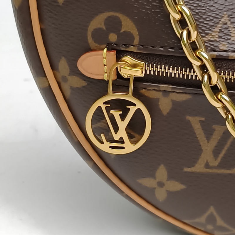 LOUIS VUITTON Loop豌豆包老花PVC金扣晶片肩背包-4