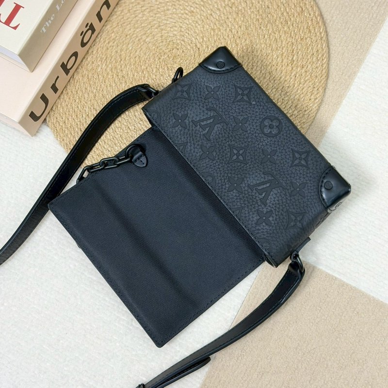 🏷️LV 路易威登.Steamer 黑壓紋盒子包 芯片款 M81746 /客人寄賣-16