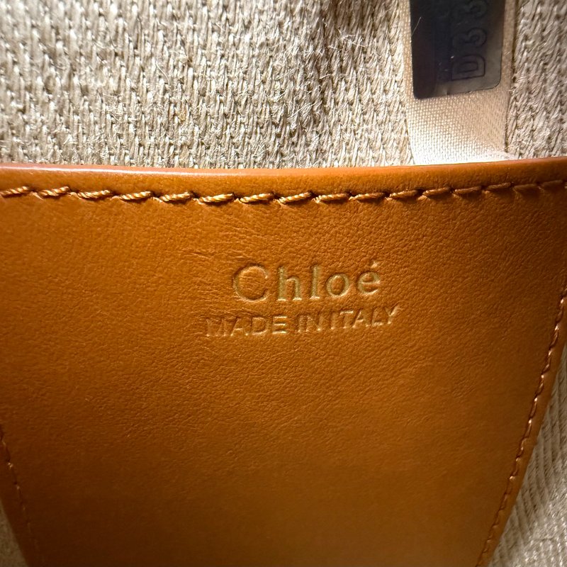 Chloe 斜孭袋 淺茶色 荔枝牛皮-8