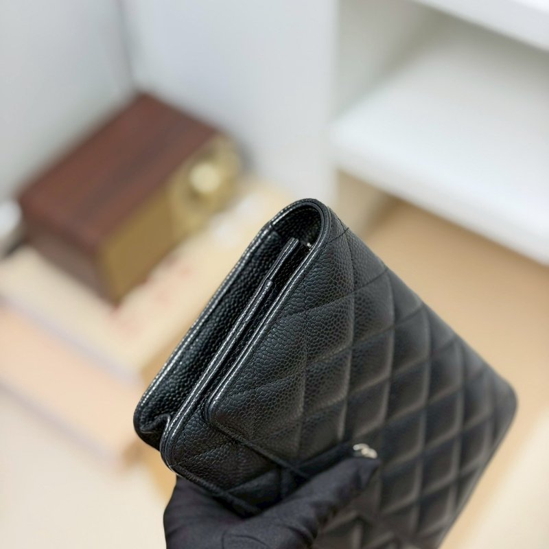 🏷Chanel 香奈兒.Coco Woc 荔枝牛黑銀 芯片款 /客人寄賣-8