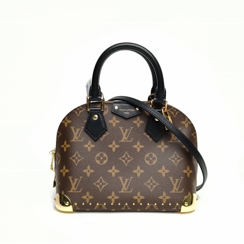 LOUIS VUITTON ALMA貝殼包TRUNKBB老花PVC晶片肩背包